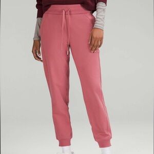 Lululemon Scuba French Terry Sweatpants Jogger Women 6 Brier Rose Athleisure